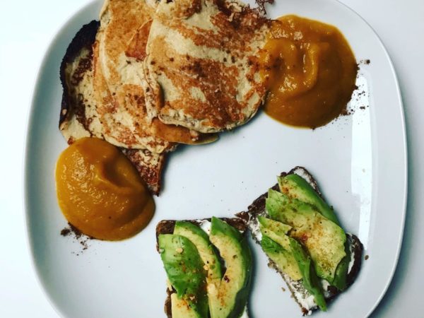 Sunday Brunch for Kiter – proteinpancakes with Avocado